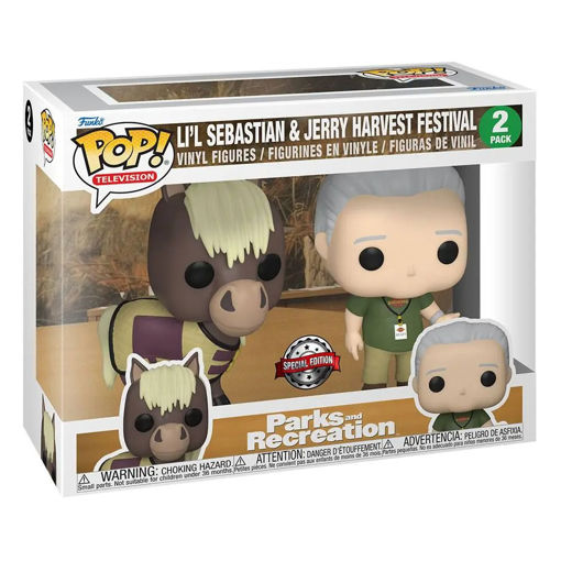 Picture of Funko POP! TV Parks & Recreation 2PACK Jerry & Lil Sebestian